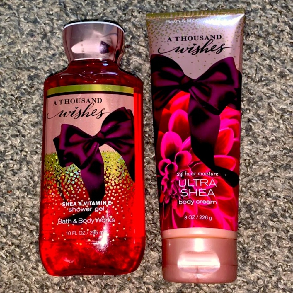 Bath and body works lotion and body wash